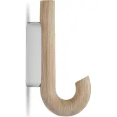 Gejst Hook haak mini 13,3 cm Eikenhout-chroom