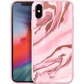 Laut Mineral Glass iPhone Xs Max Hoesje Roze