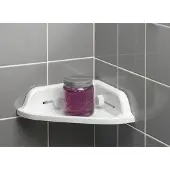 L3C Zeepbakje hoekmodel kunststof wit wit Kunststof Douche- en