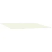 vidaXL Vervangingsdoek voor zonnescherm Crèmekleurig 600 × 350 cm