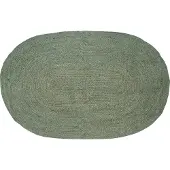 vidaXL Vloerkleden Olijfgroen 205 x 305 cm Jute