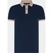 Scotland Blue poloshirt v-hals donkerblauw