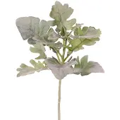 Top Art - Zilverkruiskruid Dusty Miller met 14 geflockte bladeren 4...