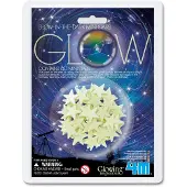 4M Glow In The Dark Stickers - Mini-Sterren - 60 Sterretjes - Muurdecoratie Kids - 3 Jaar