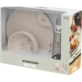 Mepal Mio Kinderservies set - 6-delig - Kraamcadeau - Kinderservies - Sunshine & Rainbow