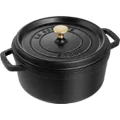 Staub Ronde Cocotte 26 cm - Zwart