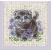 Riolis Borduurpakket - Lop-eared Kitten - Telpakket