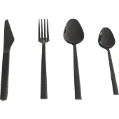 Kare design Bestek Adella zwart (16-part)