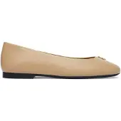 Tommy Hilfiger Ballerina 'TH Monogram Plaque' beige