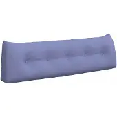 vidaXL Rugkussen Jeans Blauw 160 x 24 x 50 cm Stof