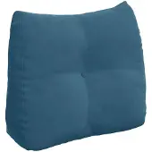 vidaXL Rugkussen Blauw 60 x 24 x 50 cm Fluweel