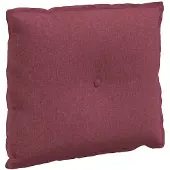 vidaXL Rugkussen Wijnrood 200 x 19 x 50 cm Stof