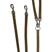 Animal Boulevard Ab30086 - Hals- En Leibanden - Hond - Ab Country Leather 2-honden Lijn Cognac-20mmx50cm - Maat: 20mmx50cm - 205324
