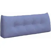 vidaXL Rugkussen Jeans Blauw 120 x 24 x 50 cm Stof