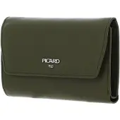 PICARD Leren portemonnee Bingo Flap Wallet Olive olijfgroen