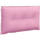 vidaXL Rugkussen Roze 200 x 19 x 50 cm Stof