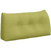 vidaXL Rugkussen Lichtgroen 100 x 24 x 50 cm Stof