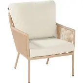 Hartman Zaragoza Rope Lounge chair cappuccino