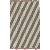 Mette Ditmer Diagonal douchegordijn 150x200 cm Dark olive