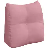vidaXL Rugkussen Roze 45 x 24 x 50 cm Fluweel