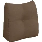 vidaXL Rugkussen Bruin 45 x 24 x 50 cm Stof