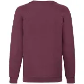 Fruit Of The Loom Klassiek Raglan Sweatshirt voor kinderen/Kinderen (Bourgondië)
