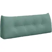 vidaXL Rugkussen Zeegroen 120 x 24 x 50 cm Fluweel