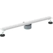 vidaXL 360° Doucheafvoer Met Slim Model zilver 70 cm