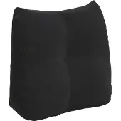 vidaXL Rugkussen Zwart 45 x 24 x 50 cm Fluweel