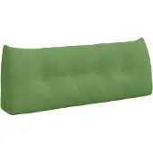 vidaXL Rugkussen Lichtgroen 120 x 24 x 50 cm Fluweel