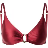 Hunkemoller Bikinitop 'Bari' karmijnrood