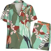 Impetus Pyjama ' IM8547P5400 ' groen / gemengde kleuren