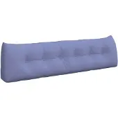 vidaXL Rugkussen Jeans Blauw 180 x 24 x 50 cm Stof