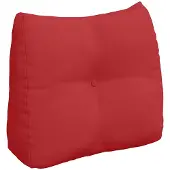 vidaXL Rugkussen Rood 60 x 24 x 50 cm Stof
