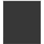 vidaXL Rolgordijn verduisterend 120x175 cm stofbreedte 116,6 cm zwart