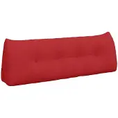 vidaXL Rugkussen Rood 140 x 24 x 50 cm Stof