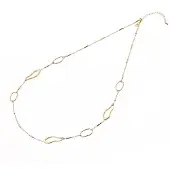 Go Dutch Label Collier Long Oister Link Goudkleurig