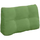 vidaXL Rugkussen Lichtgroen 80 x 24 x 50 cm Fluweel