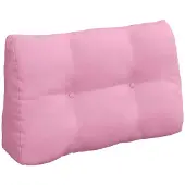 vidaXL Rugkussen Roze 80 x 24 x 50 cm Stof