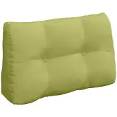 vidaXL Rugkussen Lichtgroen 80 x 24 x 50 cm Stof