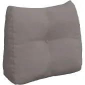 vidaXL Rugkussen Taupe 60 x 24 x 50 cm Stof