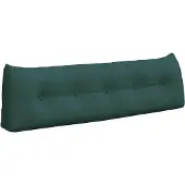 vidaXL Rugkussen Donkergroen 160 x 24 x 50 cm Stof