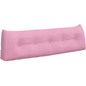 vidaXL Rugkussen Roze 160 x 24 x 50 cm Stof