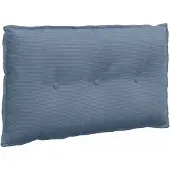 vidaXL Rugkussen Blauw 80 x 50 x 19 cm Corduroy stof