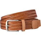 Lindenmann leren heren riem - cognac