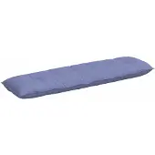 vidaXL Rugkussen Jeans Blauw 200 x 19 x 50 cm Stof