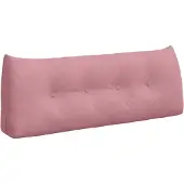 vidaXL Rugkussen Roze 120 x 24 x 50 cm Fluweel