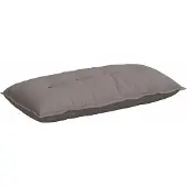 vidaXL Rugkussen Taupe 200 x 19 x 50 cm Stof