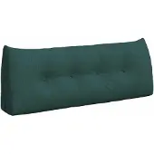 vidaXL Rugkussen Donkergroen 120 x 24 x 50 cm Stof