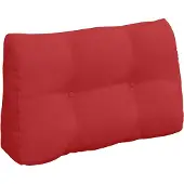 vidaXL Rugkussen Rood 80 x 24 x 50 cm Stof